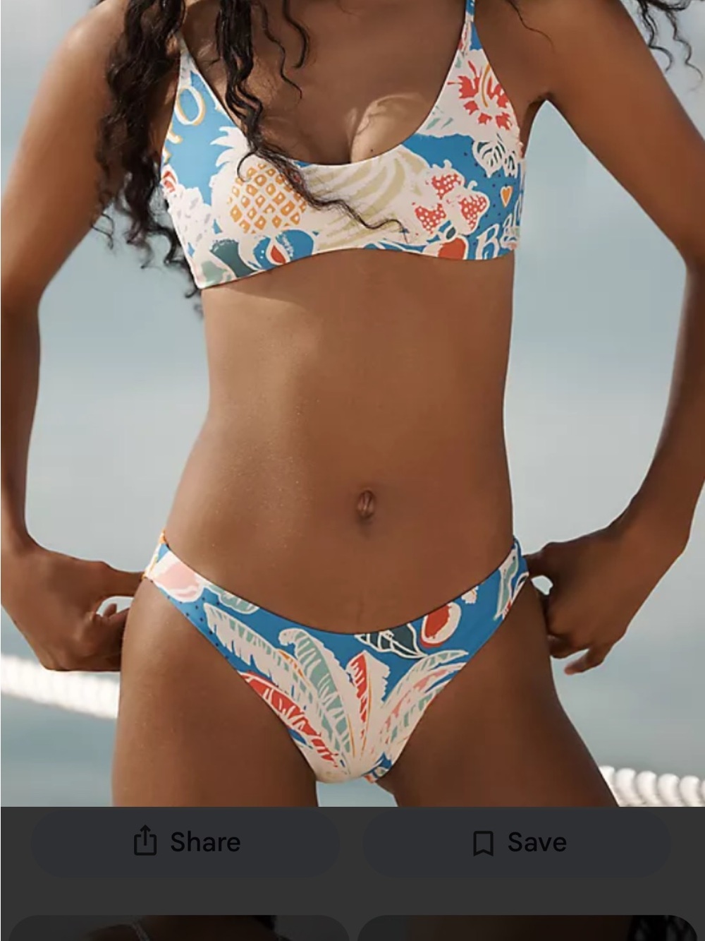 Maaji Reversible Bikini Set Top/Bottom Tropical Bliss Sublimity Bralette XL NWT - Picture 14 of 15